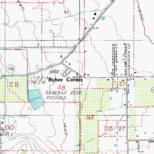 Topographic Map of Perrydale (historical), OR
