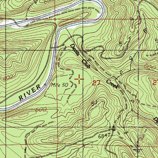 Topographic Map of Oxbow Burn, OR