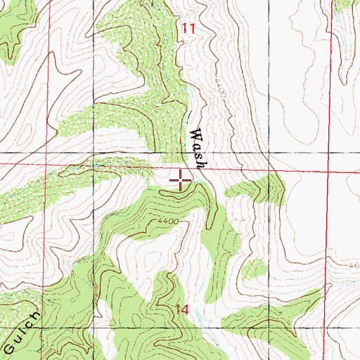 Topographic Map of Simmons Gulch, AZ