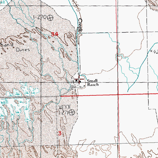 Topographic Map of Johnson Creek, OR