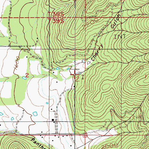 Topographic Map of Brown Res, OR