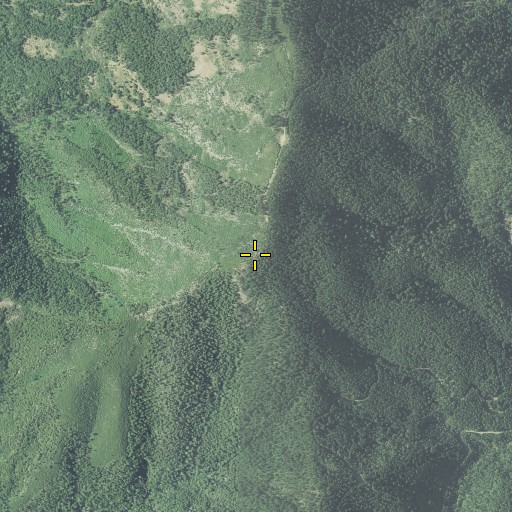 Aerial/Satellite Image of Jim Mee Peak, OR
