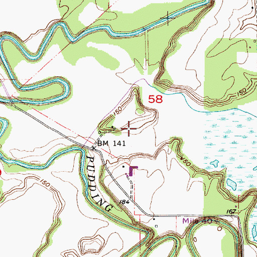 Topographic Map of Essen Family Cemetery, OR