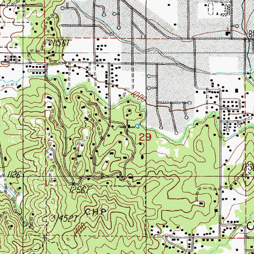 Topographic Map of South Highline Canal, OR