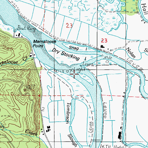 Topographic Map of Sand Island, OR