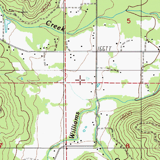 Topographic Map of Graves Reservoir, OR