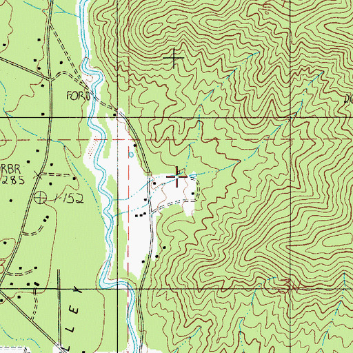 Topographic Map of Zwan Reservoir, OR