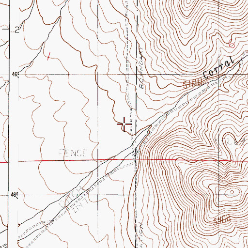 Topographic Map of Lowry Canyon, OR
