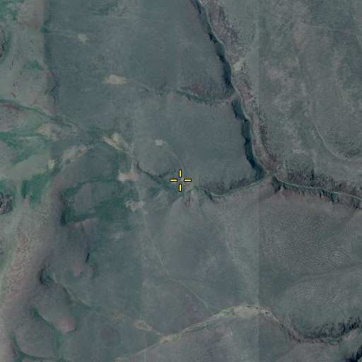 Aerial/Satellite Image of Muley Spring, OR