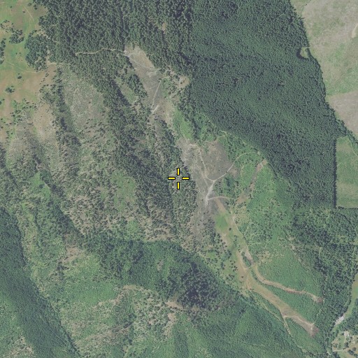 Aerial/Satellite Image of Frozen Creek Mine, OR