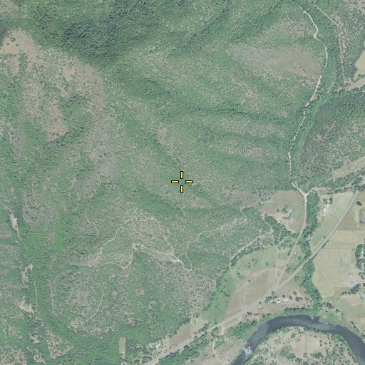 Aerial/Satellite Image of Kell Mine, OR