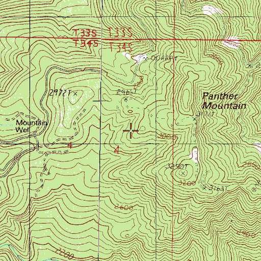 Topographic Map of Camp Victoria, OR