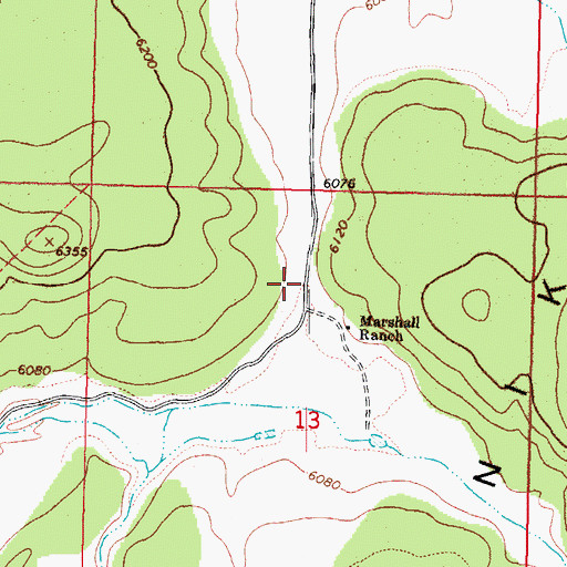 Topographic Map of Sink Valley, AZ