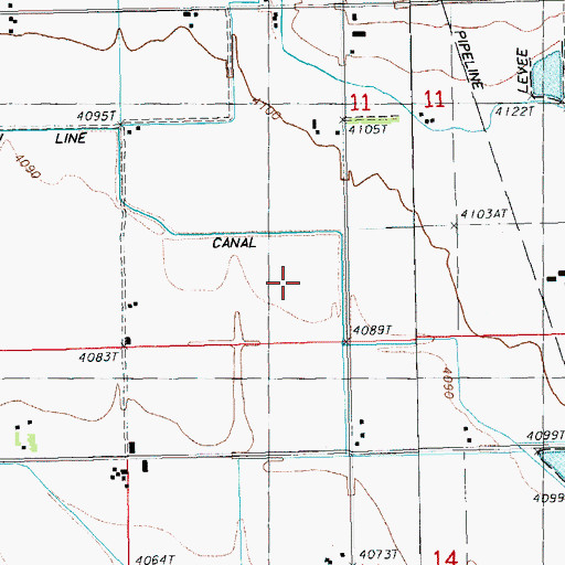 Topographic Map of Low Line Canal, OR