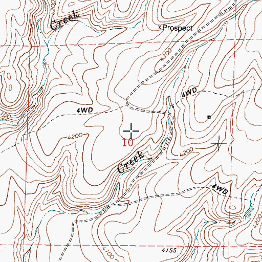 Topographic Map of Baker County, OR