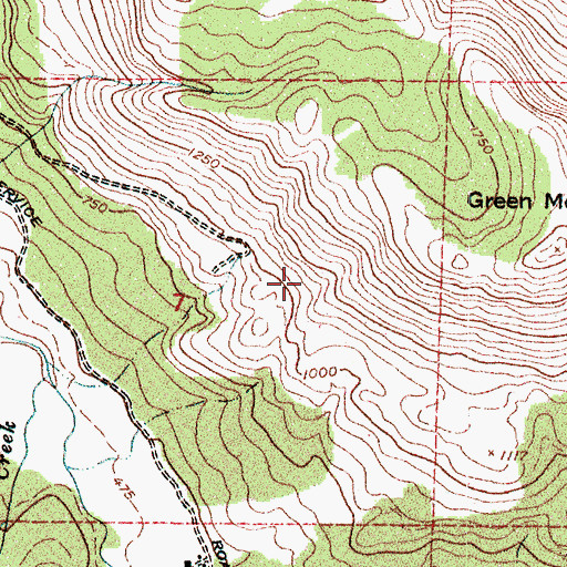 Topographic Map of Clatsop County, OR
