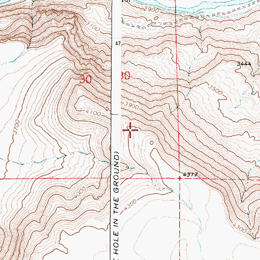 Topographic Map of Malheur County, OR