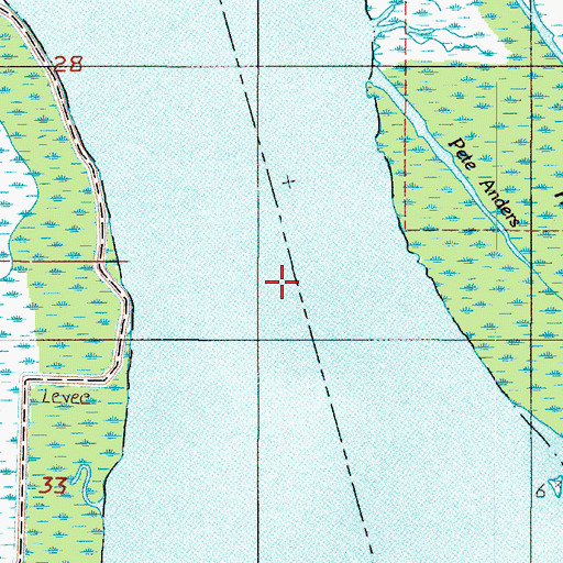 Topographic Map of Steamboat Reach, OR