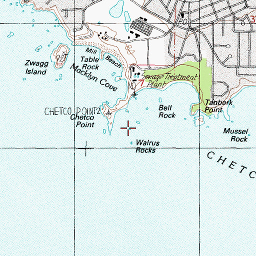 Topographic Map of Guano Rock, OR