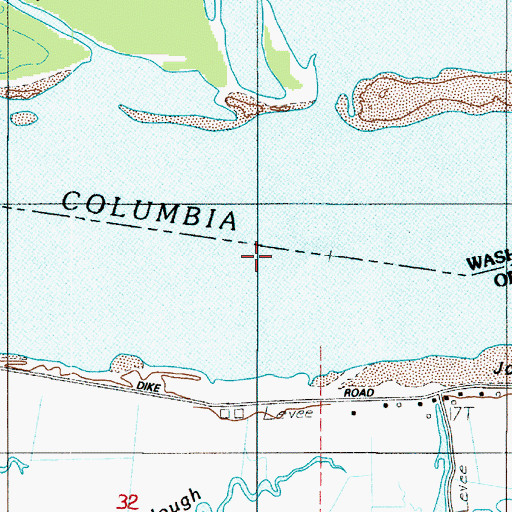 Topographic Map of Westport Turn and Range, OR