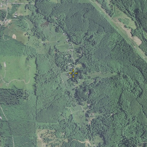 Aerial/Satellite Image of Beaver Springs, OR