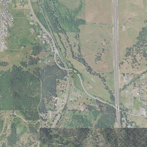 Aerial/Satellite Image of Carnes (historical), OR