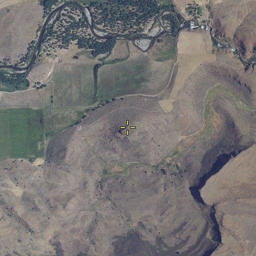 Aerial/Satellite Image of Devils Halfacre, OR