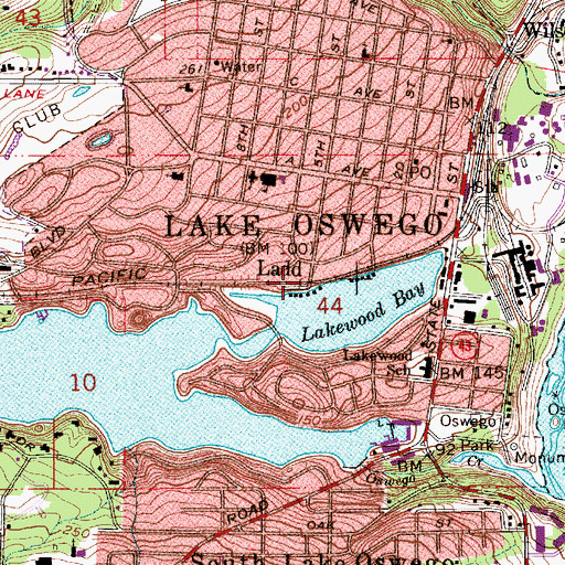 Topographic Map of Ladd (historical), OR