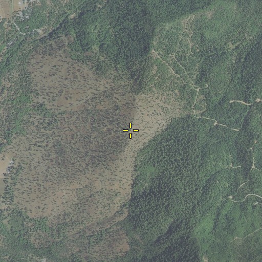 Aerial/Satellite Image of Red Mountain, OR