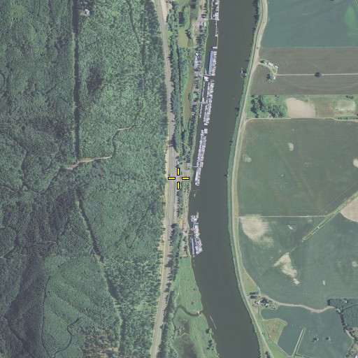 Aerial/Satellite Image of Rocky Point, OR