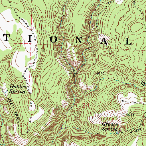 Topographic Map of Alder Creek, OR