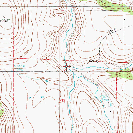 Topographic Map of Alder Creek, OR