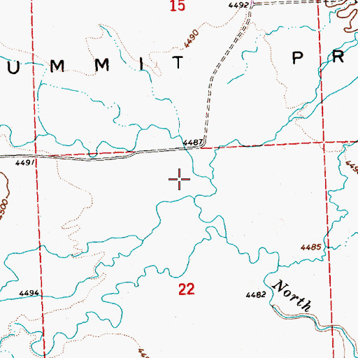 Topographic Map of Allen Creek, OR