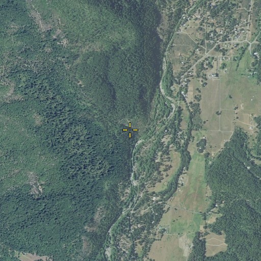 Aerial/Satellite Image of Allen Gulch, OR