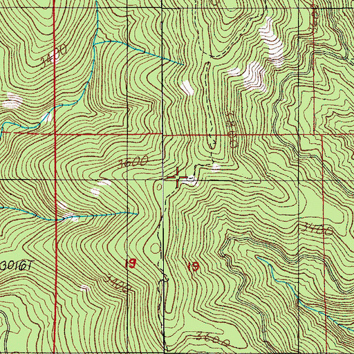 Topographic Map of Alpine Trail, OR