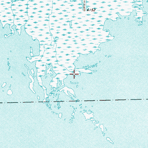Topographic Map of Ana River, OR