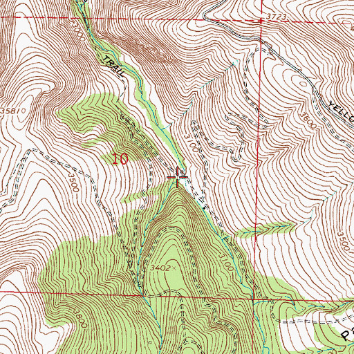 Topographic Map of Arlie Canyon, OR