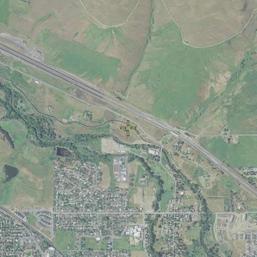 Aerial/Satellite Image of Ashland Creek, OR