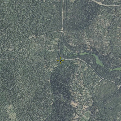 Aerial/Satellite Image of B S Spring, OR
