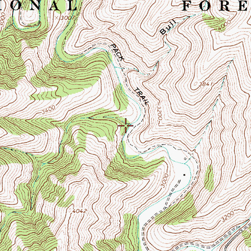 Topographic Map of Baker Gulch, OR
