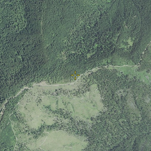Aerial/Satellite Image of Bear Camp Trail, OR