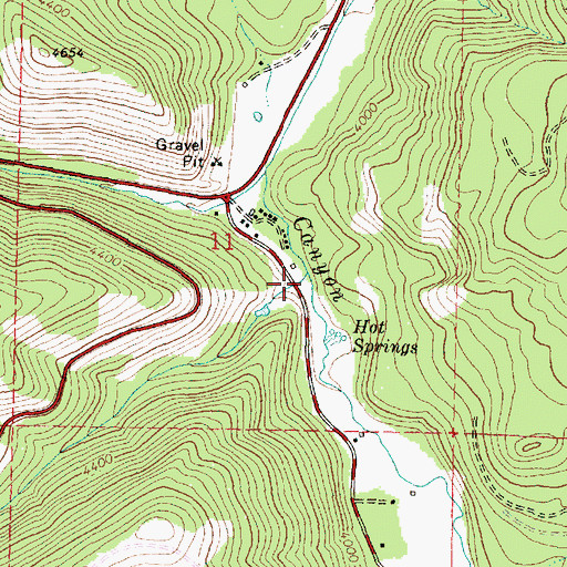 Topographic Map of Bear Gulch, OR