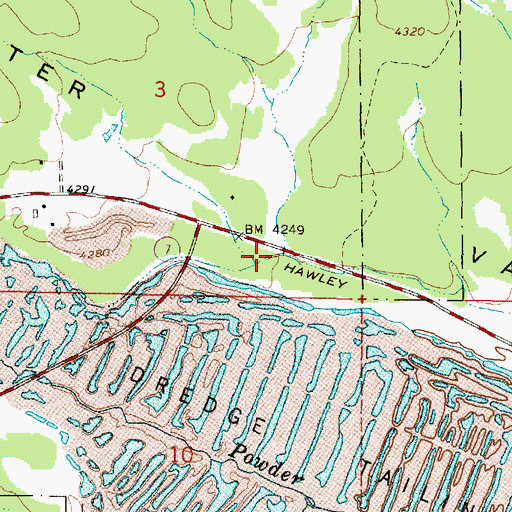 Topographic Map of Bear Gulch, OR