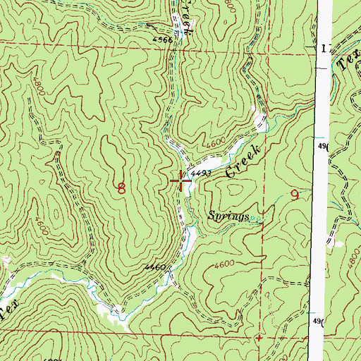 Topographic Map of Beaver Creek, OR