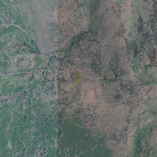 Aerial/Satellite Image of Big Flat, OR