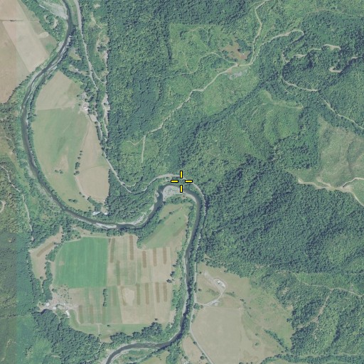 Aerial/Satellite Image of Bonner Creek, OR