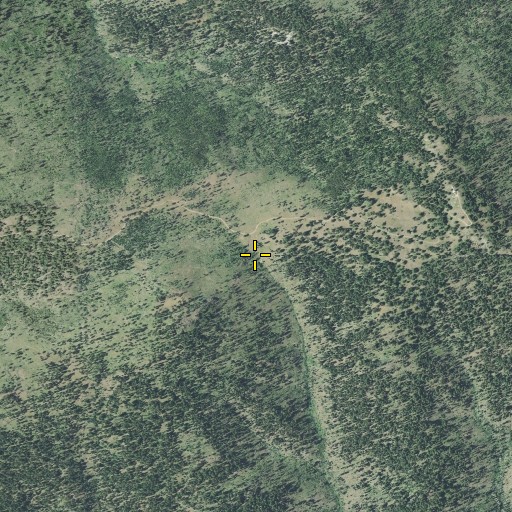 Aerial/Satellite Image of Bottle Spring, OR
