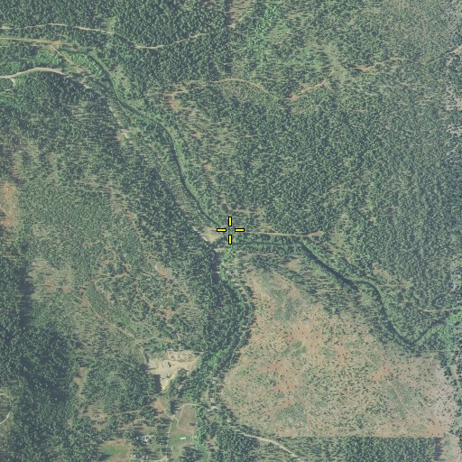 Aerial/Satellite Image of Bowen Creek, OR