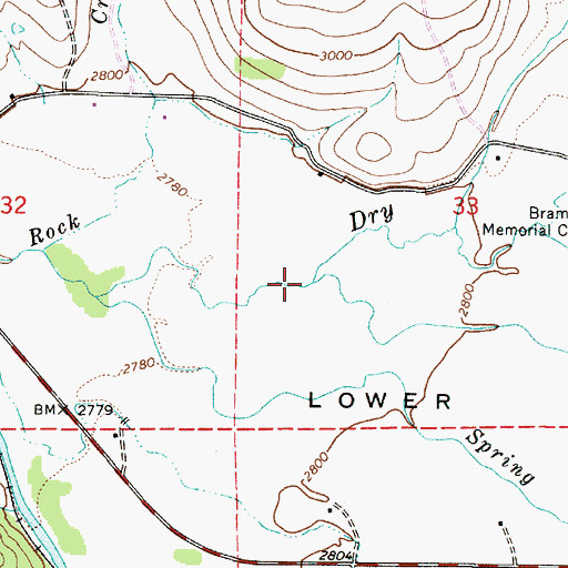 Topographic Map of Boyd Creek, OR