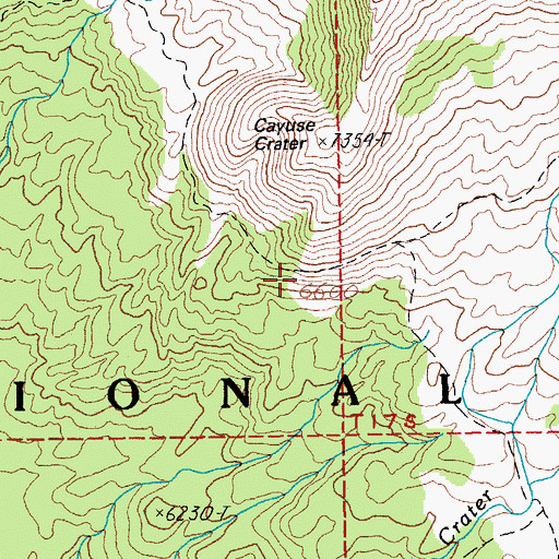 Topographic Map of Broken Top Trail, OR